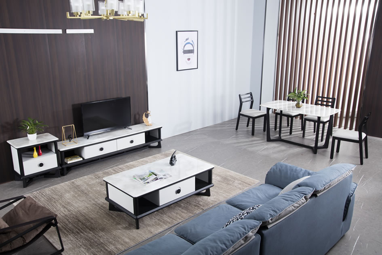 客廳五金(jīn)家(jiā)具-客廳沙發茶幾可(kě)以這(zhè)樣擺